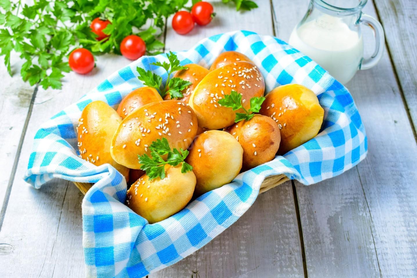 Шаг 8 приготовления Пирожки на скорую руку