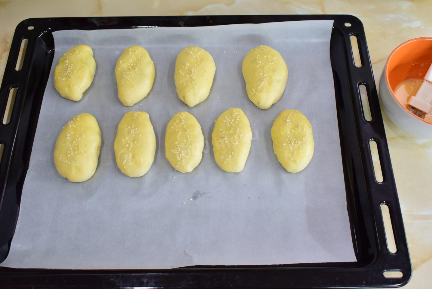 Шаг 12 приготовления Пирожки с куриной печенью