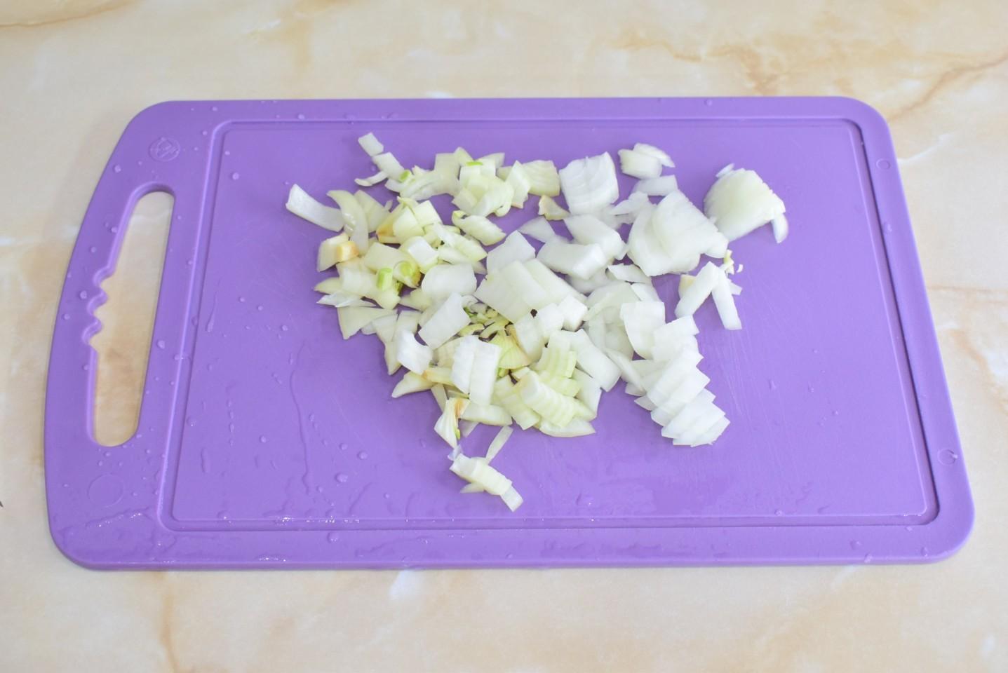 Шаг 7 приготовления Пирожки с куриной печенью
