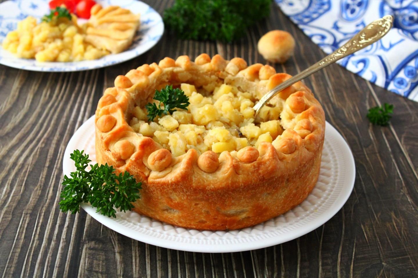 Шаг 20 приготовления Балиш с картошкой