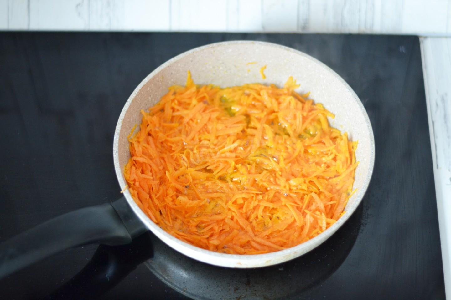 Шаг 4 приготовления Мясная начинка для блинов