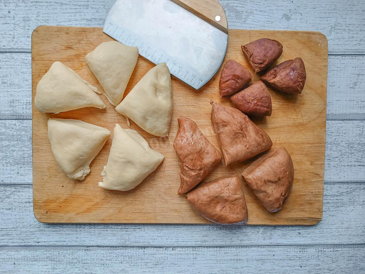 Шаг 9 приготовления Шоколадные булочки