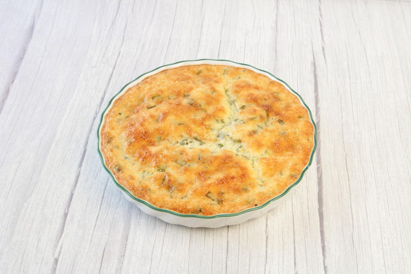Шаг 9 приготовления Луковый пирог заливной