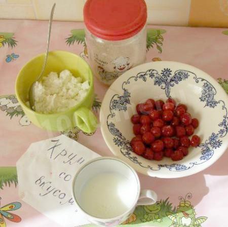 Шаг 1 приготовления Сырковая масса Домашняя
