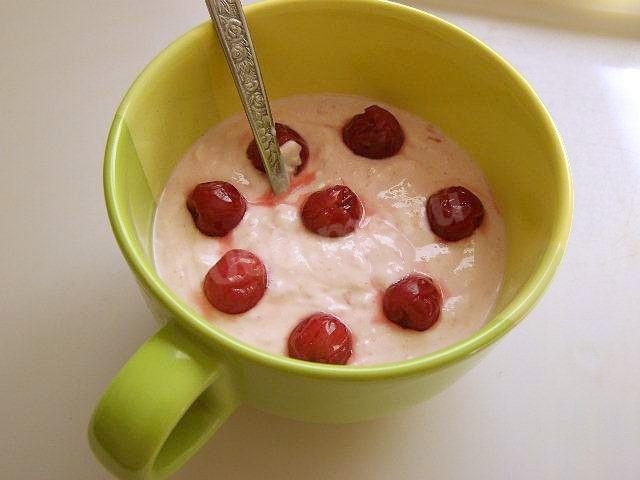 Шаг 8 приготовления Сырковая масса Домашняя