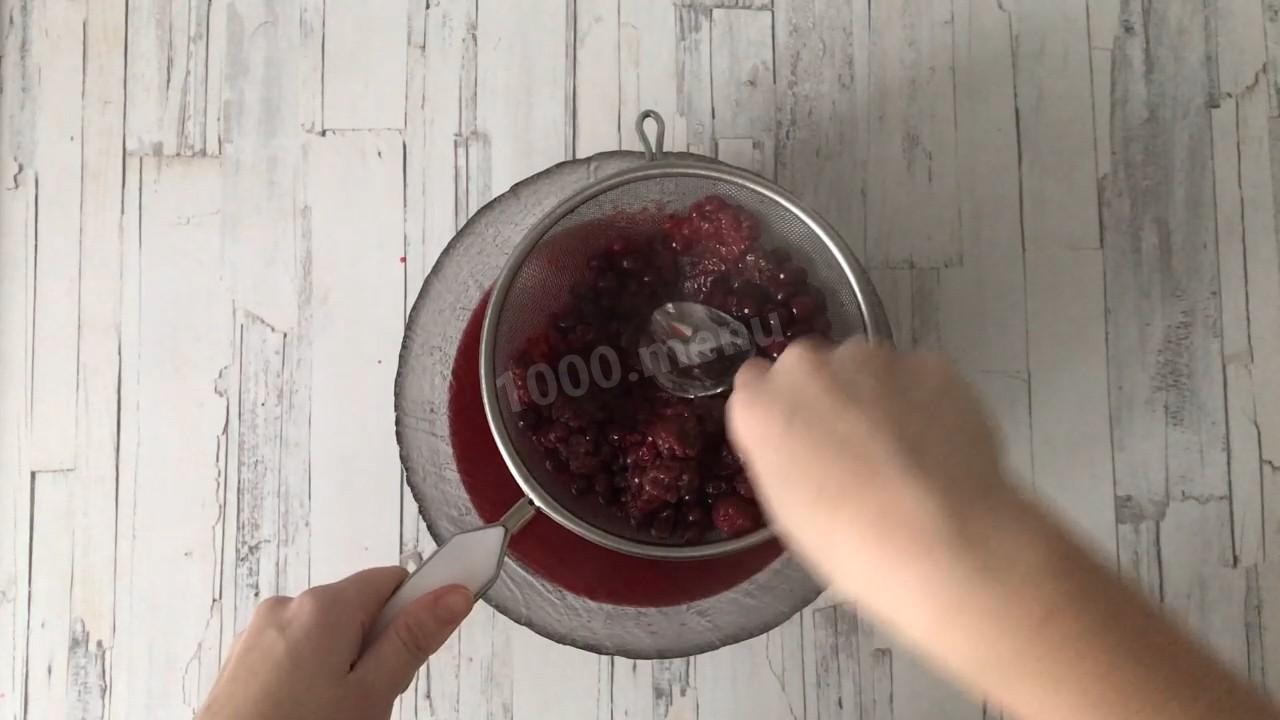 Шаг 3 приготовления Мусс из ягод