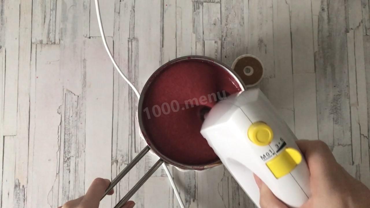 Шаг 6 приготовления Мусс из ягод