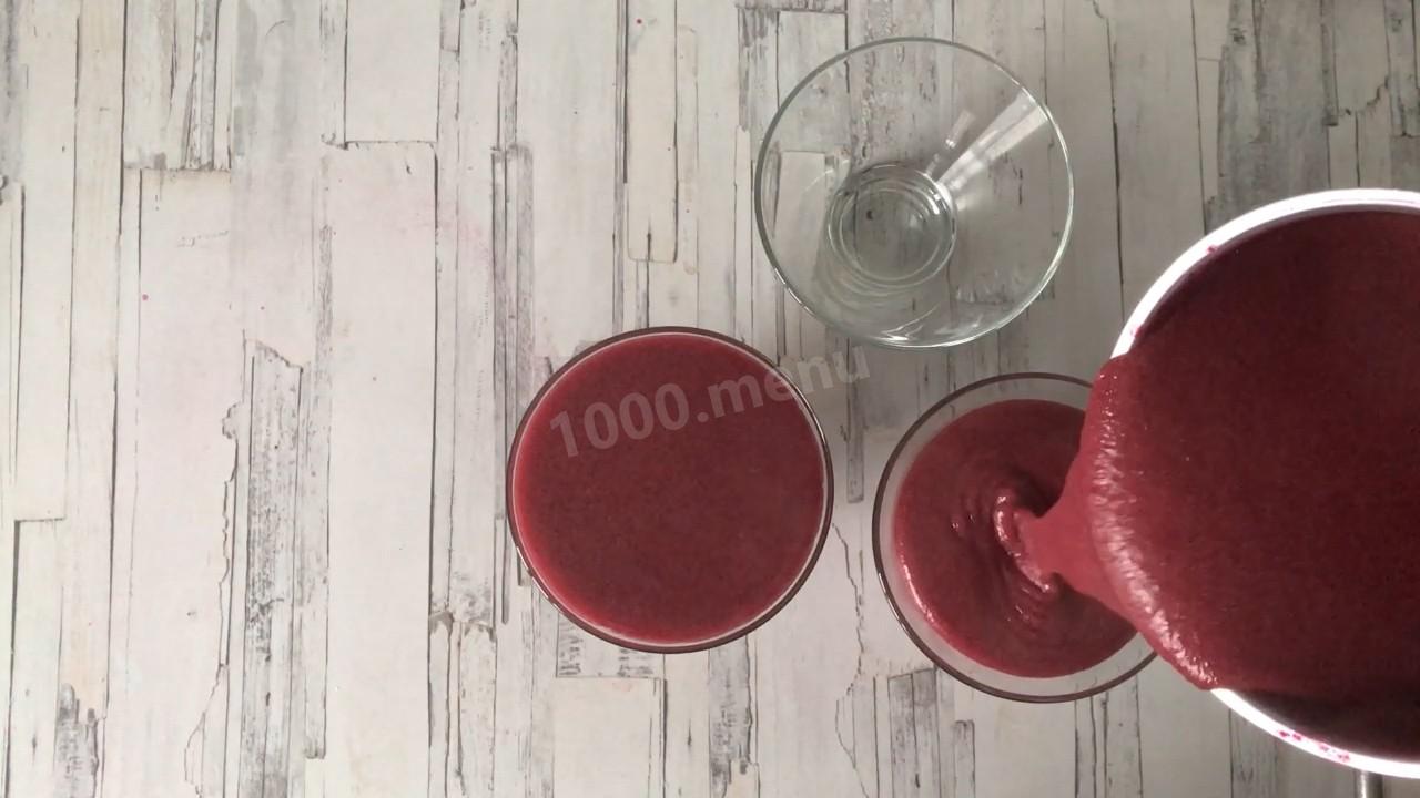 Шаг 7 приготовления Мусс из ягод