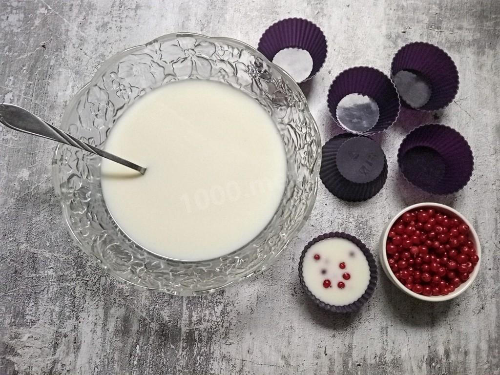 Шаг 9 приготовления Желе из желатина сметаны