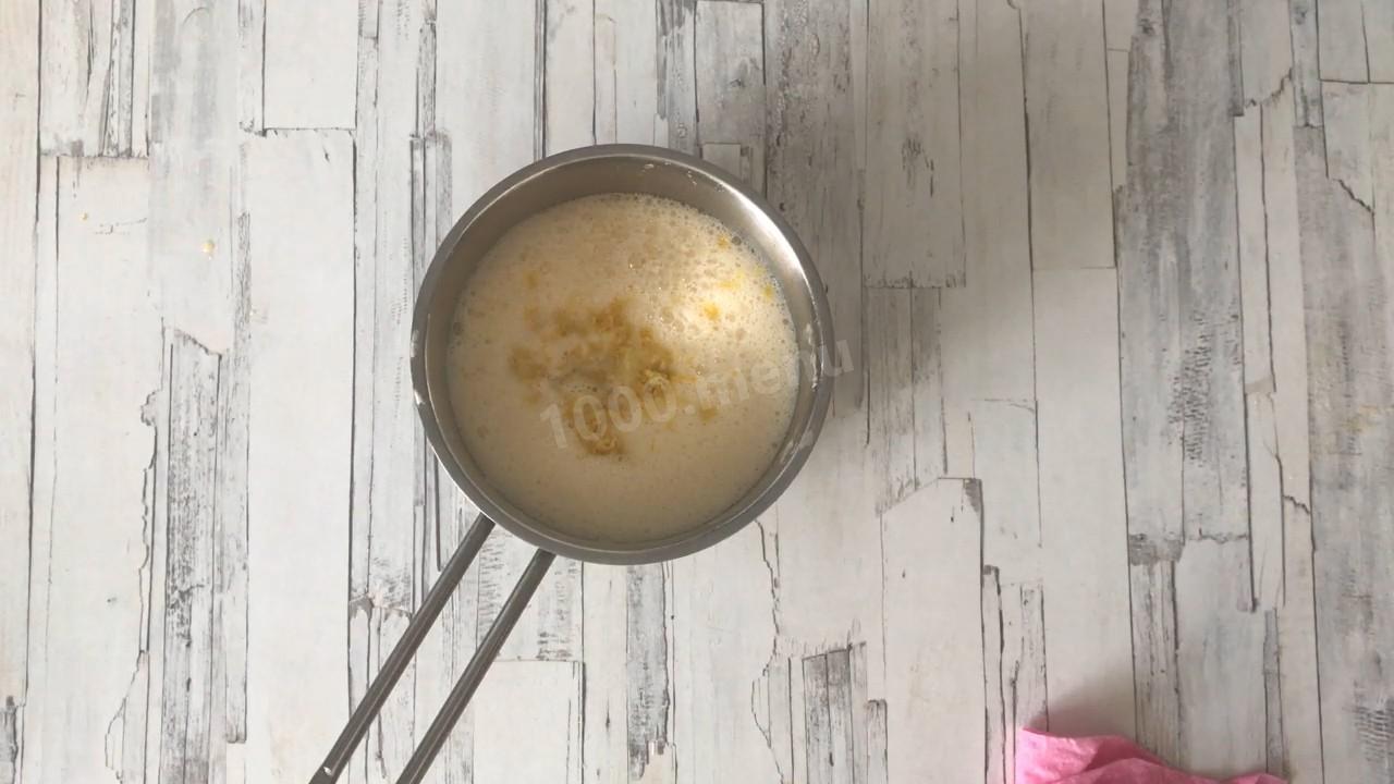 Шаг 7 приготовления Лимонный мусс