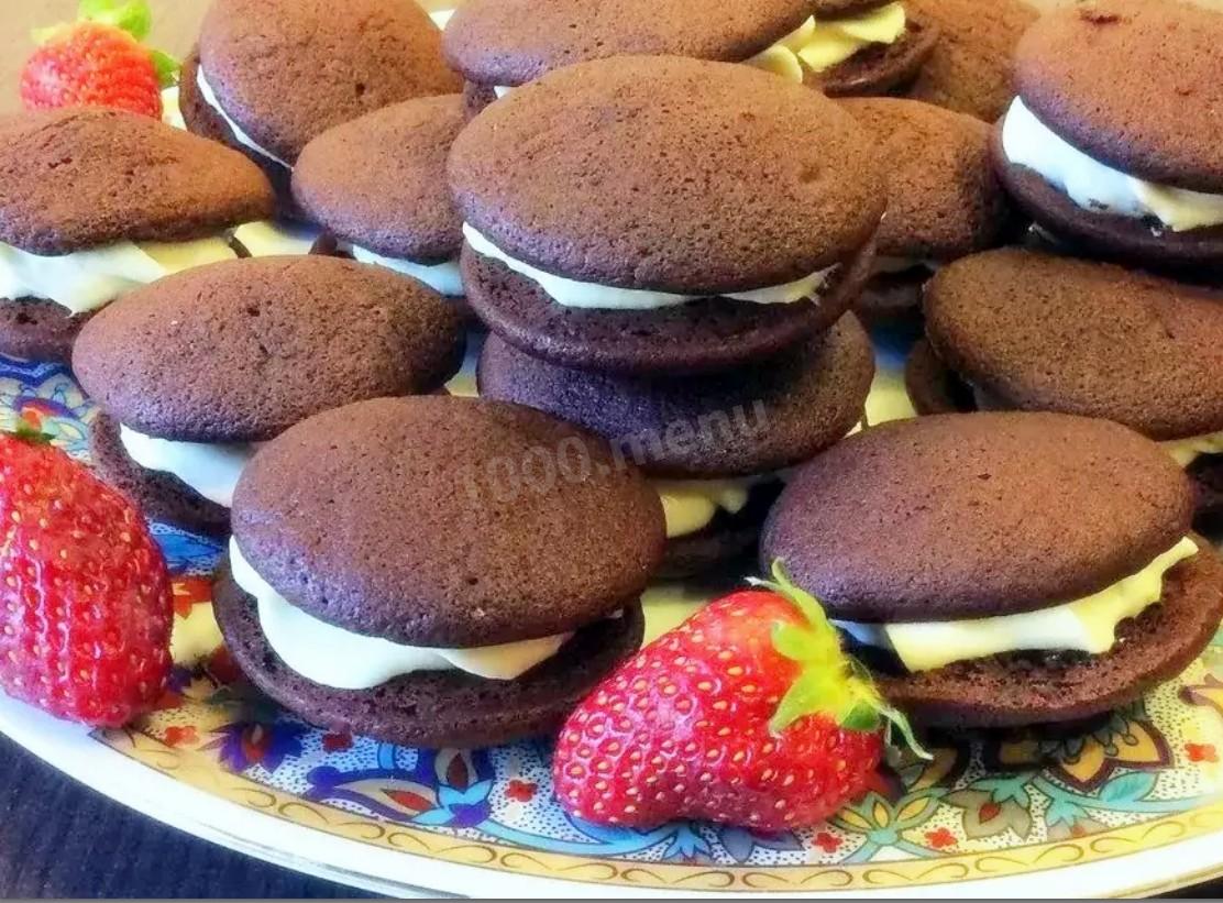 Шаг 7 приготовления Американское пирожное Вупи