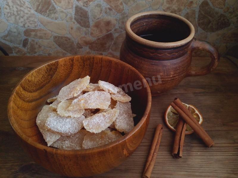Шаг 8 приготовления Цукаты из имбиря