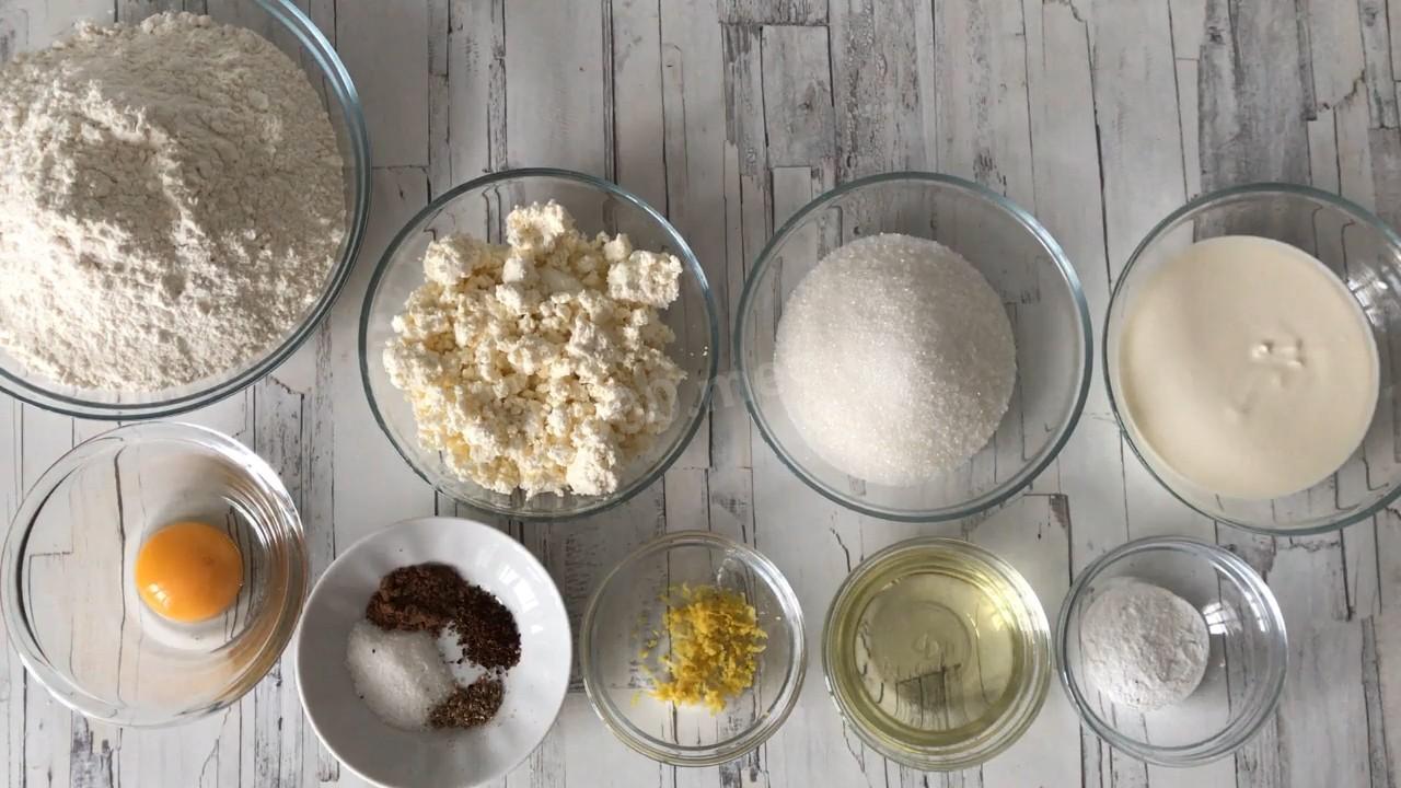 Шаг 1 приготовления Творожные пряники