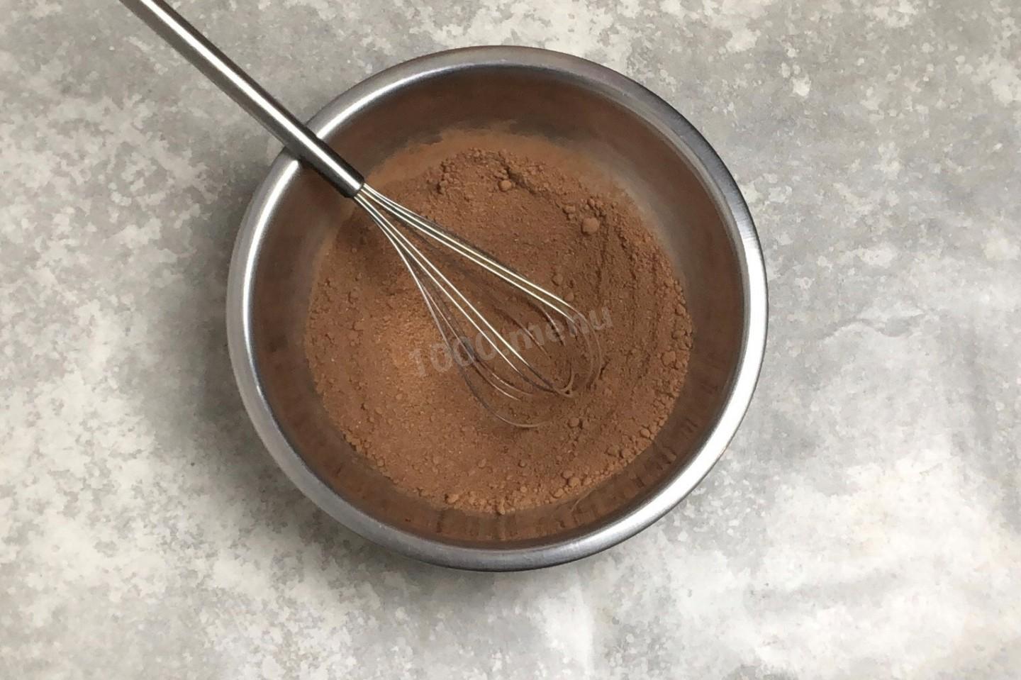Шаг 2 приготовления Мокрый шоколадный пирог