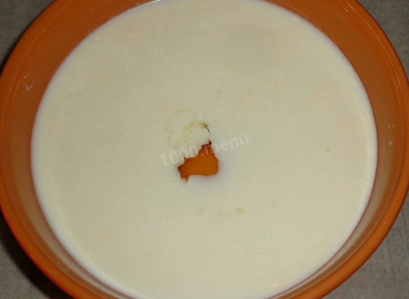 Шаг 3 приготовления Блины кисломолочные