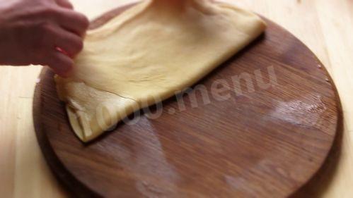 Шаг 16 приготовления Слоистые лепёшки с творогом и зеленью