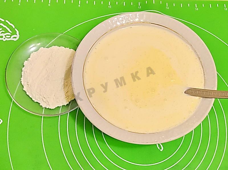Шаг 7 приготовления Ягодный пирог Клубничная полянка