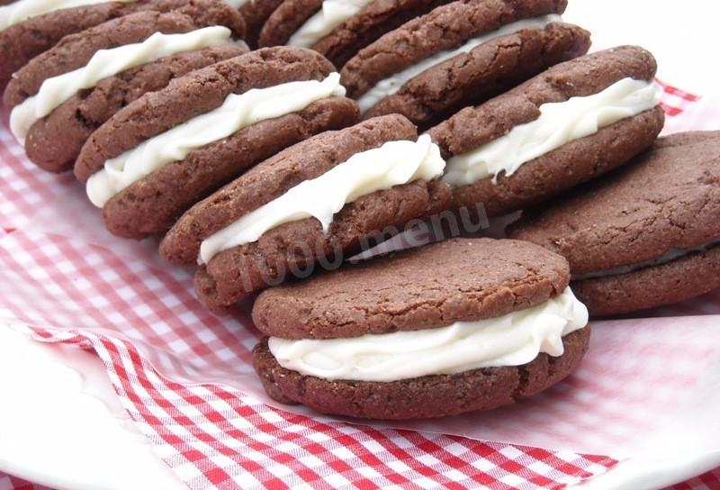 Шаг 7 приготовления Печенье со сливками