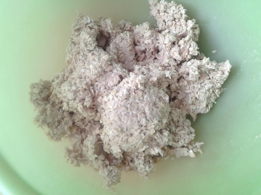 Шаг 2 приготовления Овсяное печенье с ананасом