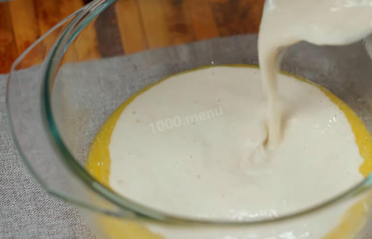 Шаг 9 приготовления Сдобные булочки с джемом и штрейзельной крошкой