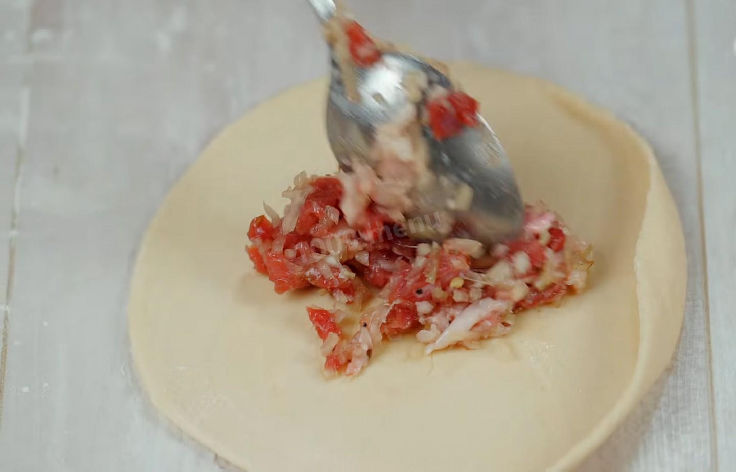 Шаг 17 приготовления Самса из слоеного теста с мясом баранины по-узбекски