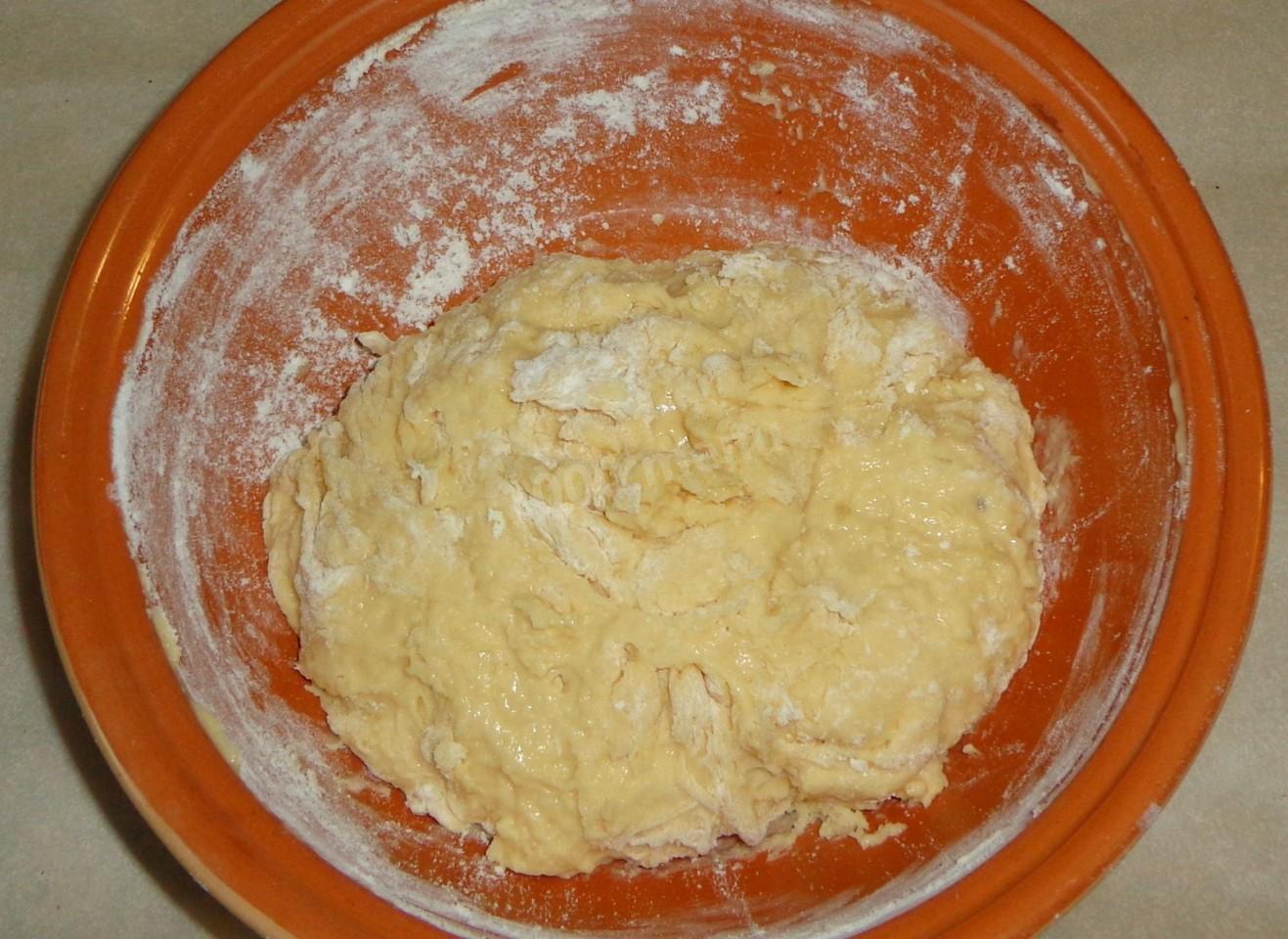 Шаг 9 приготовления Пирожки из теста на сухих дрожжах и картофельном отваре