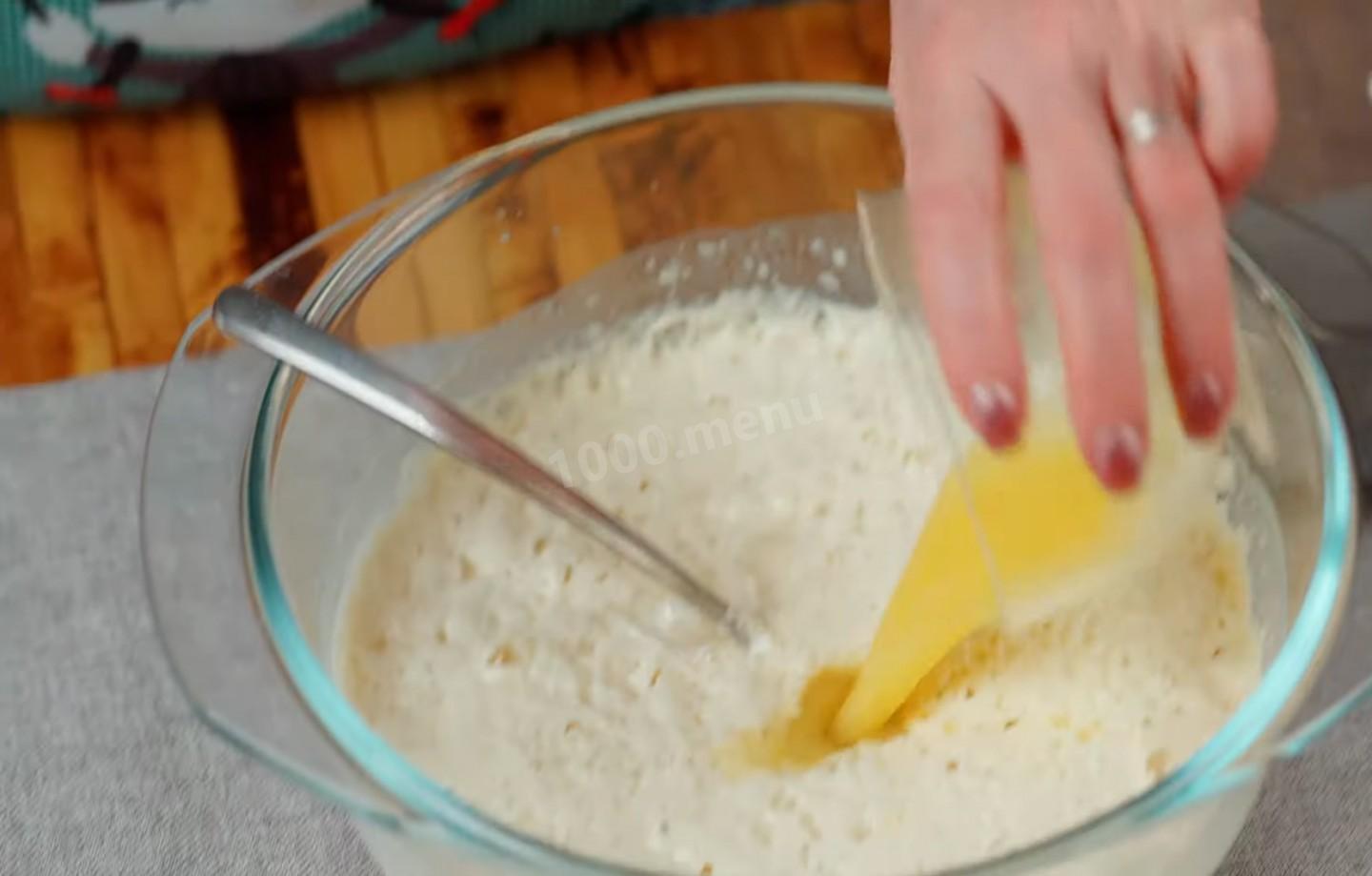 Шаг 8 приготовления Мясной пирог из сдобного дрожжевого теста