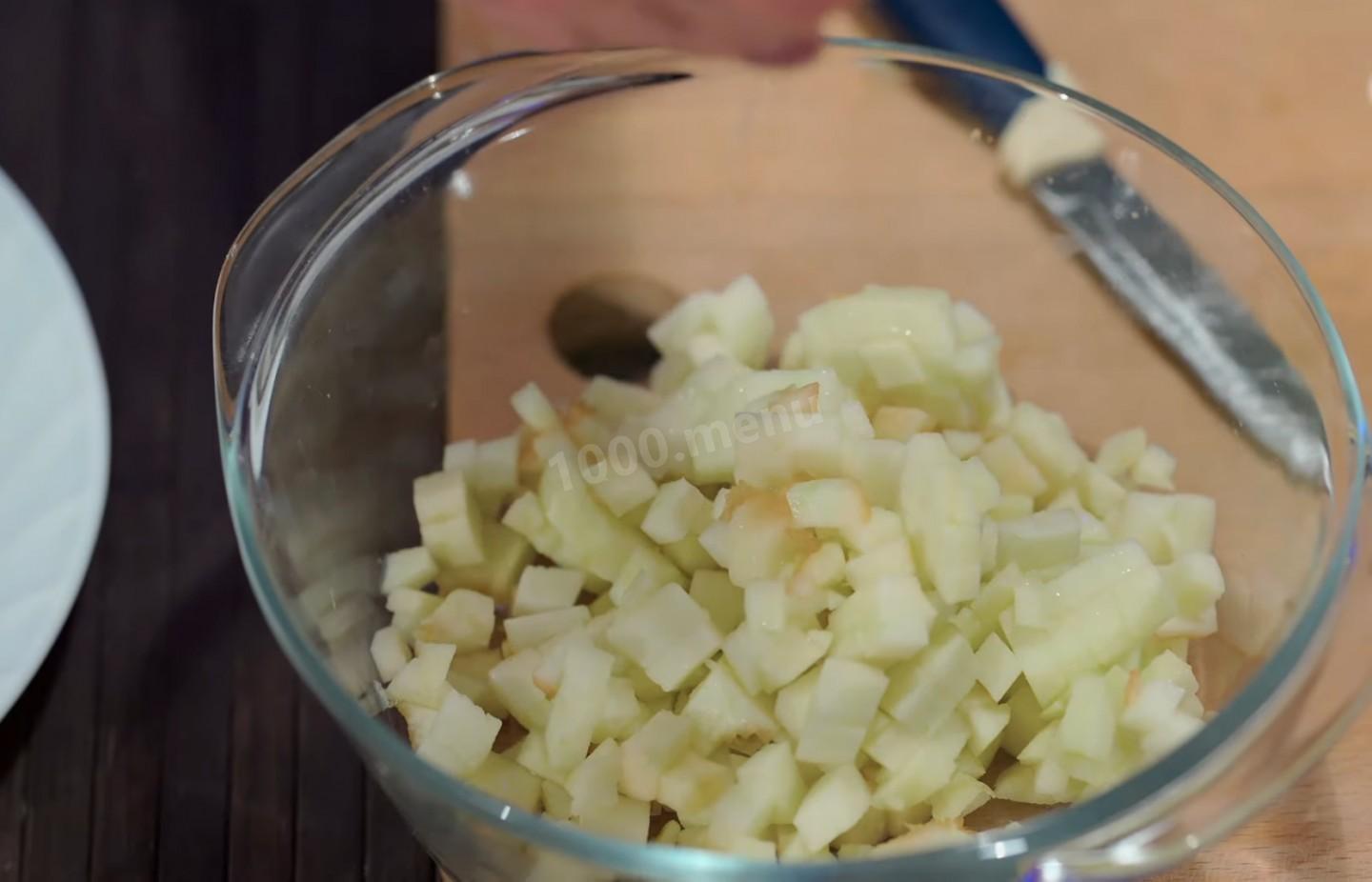 Шаг 14 приготовления Овсяное печенье с яблоками и соком лимона