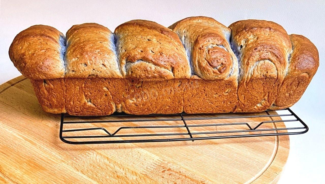 Шаг 15 приготовления цветочный хлеб