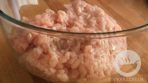 Шаг 4 приготовления Пирог из куриного фарша Рождественское кольцо