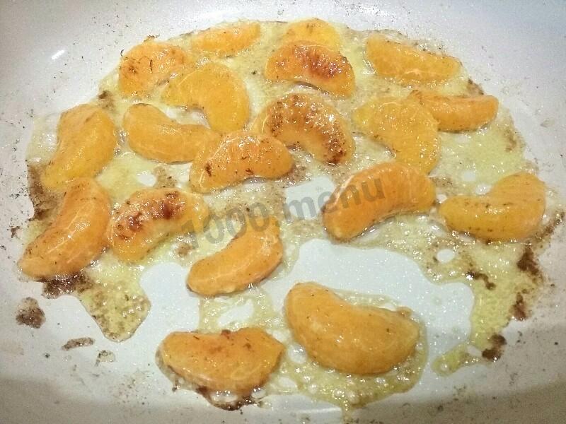 Шаг 6 приготовления Кекс рождественский с мандаринами