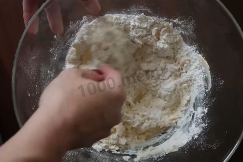 Шаг 4 приготовления Печенье на молоке, сливочном масле и желтках