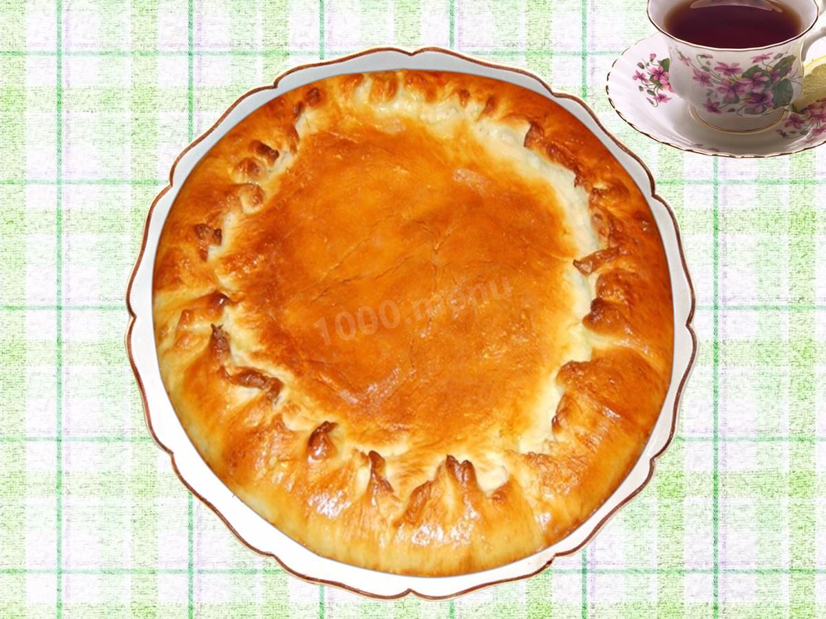 Обложка рецепта Пирог из икры трески