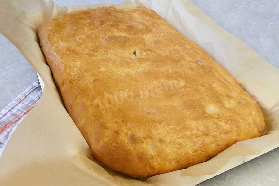 Обложка рецепта Пирог с брюшками семги