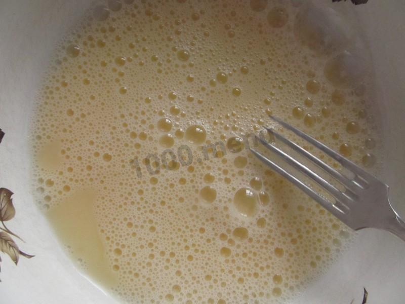 Шаг 2 приготовления Тыквенная галета с творогом и яблоками