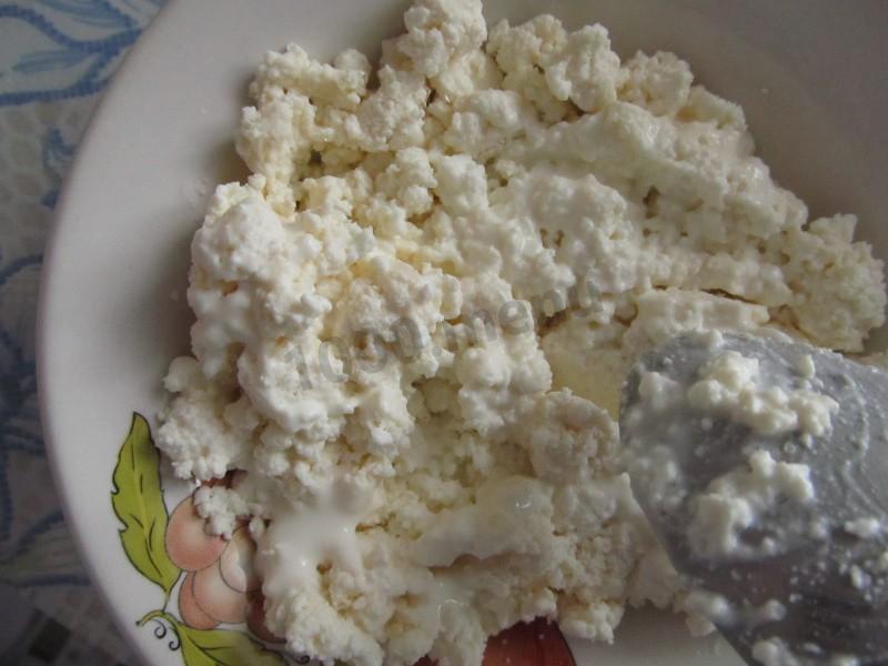 Шаг 9 приготовления Тыквенная галета с творогом и яблоками