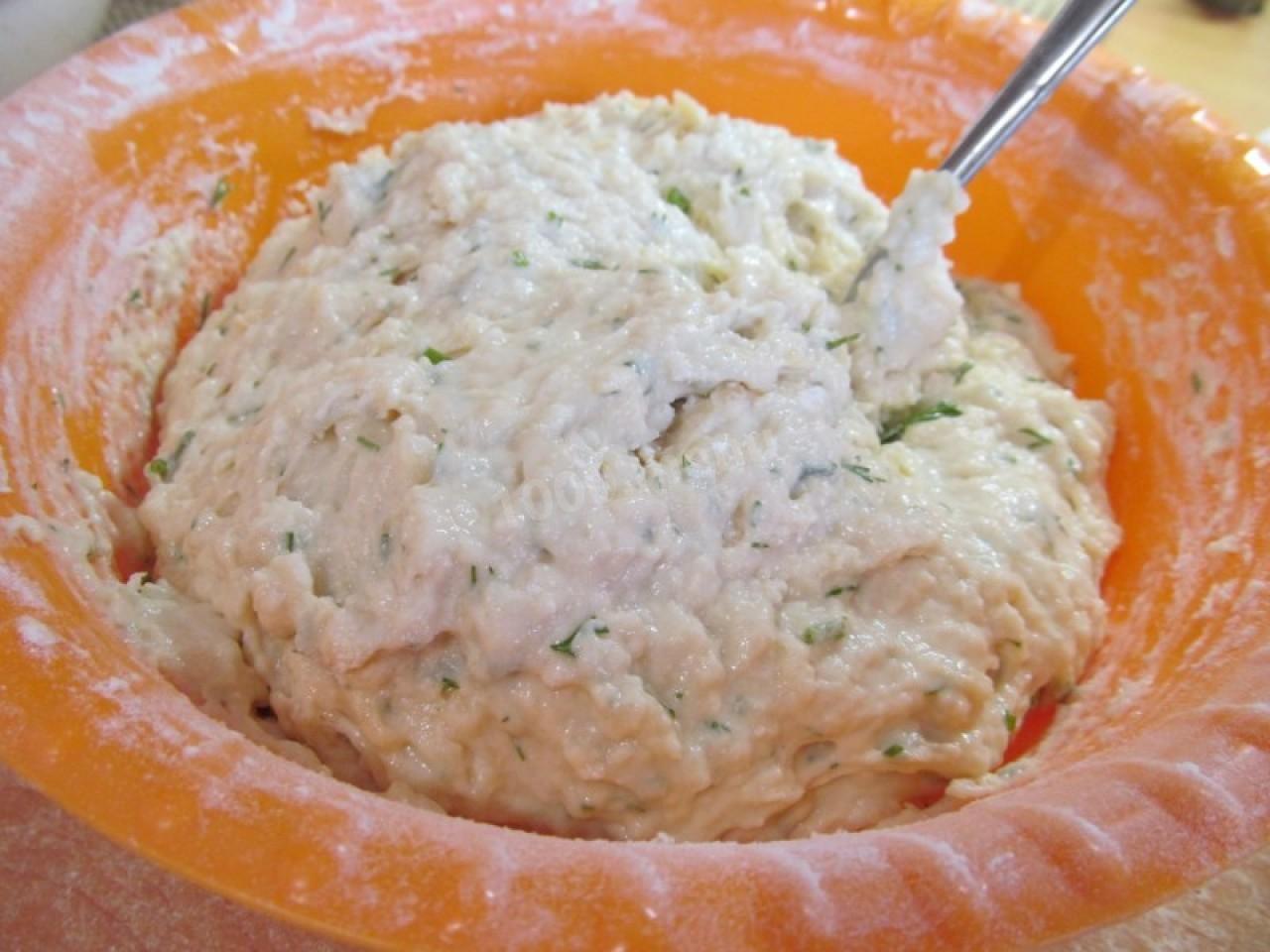 Шаг 12 приготовления Пирожки с курицей на сметане без дрожжей