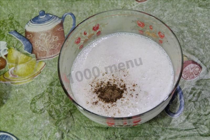 Шаг 2 приготовления Хичины с творожным сыром картофелем зеленью