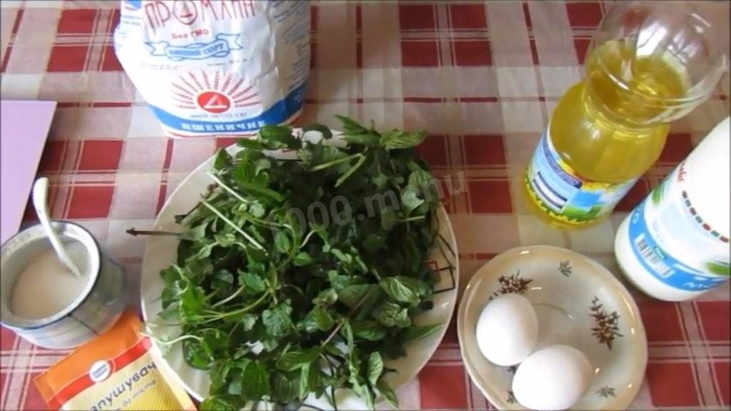 Шаг 1 приготовления Мятные кексы
