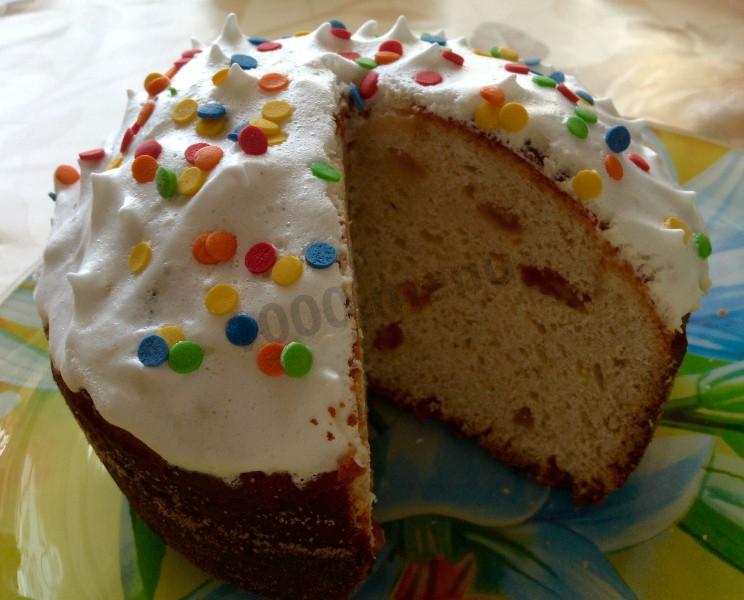 Шаг 13 приготовления Кулич Царский с мускатным орехом и кардамоном