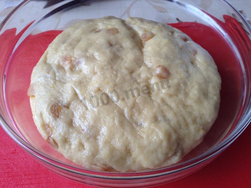 Шаг 5 приготовления Кулич Царский с мускатным орехом и кардамоном