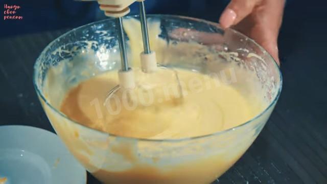 Шаг 15 приготовления Лимонный кекс на кефире с разрыхлителем