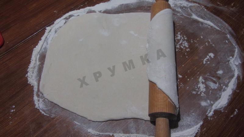 Шаг 6 приготовления Пресные лепешки с луком на муке и воде