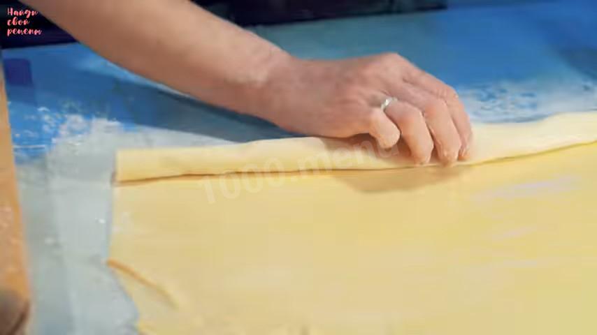 Шаг 14 приготовления Самса с  фаршем из баранины и говядины