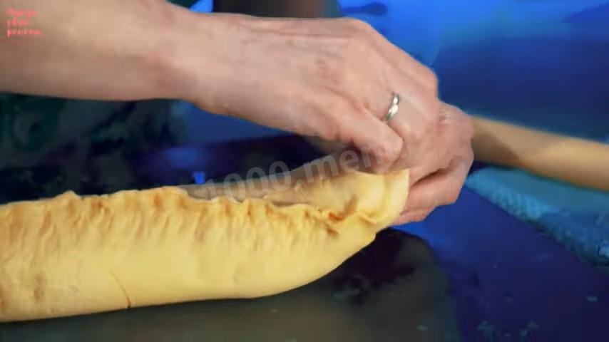 Шаг 26 приготовления Большая сахарная плетенка с корицей по-эстонски