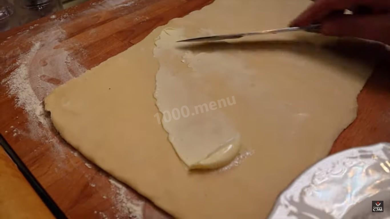Шаг 1 приготовления Булочки с корицей и ванильной глазурью