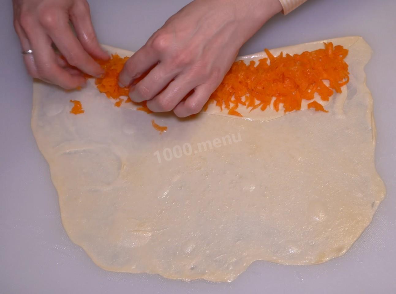 Шаг 20 приготовления Молдавские вертуты с тыквой и капустой