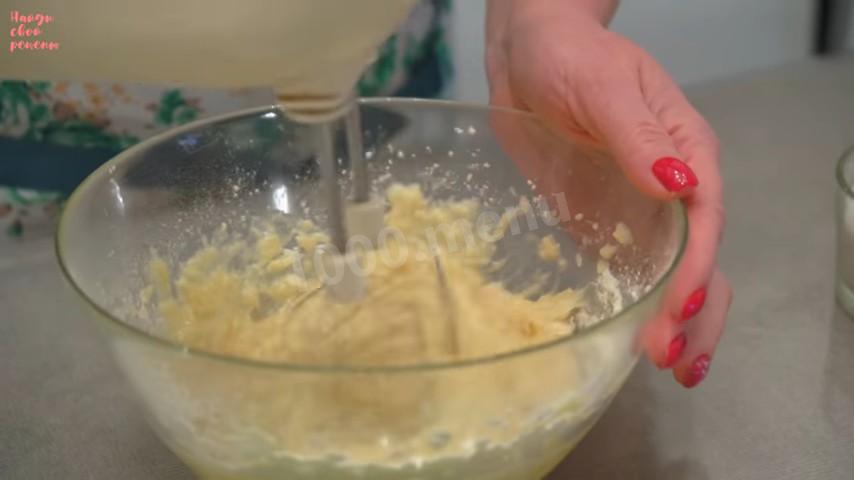 Шаг 6 приготовления Блины на молоке классические и яйцах