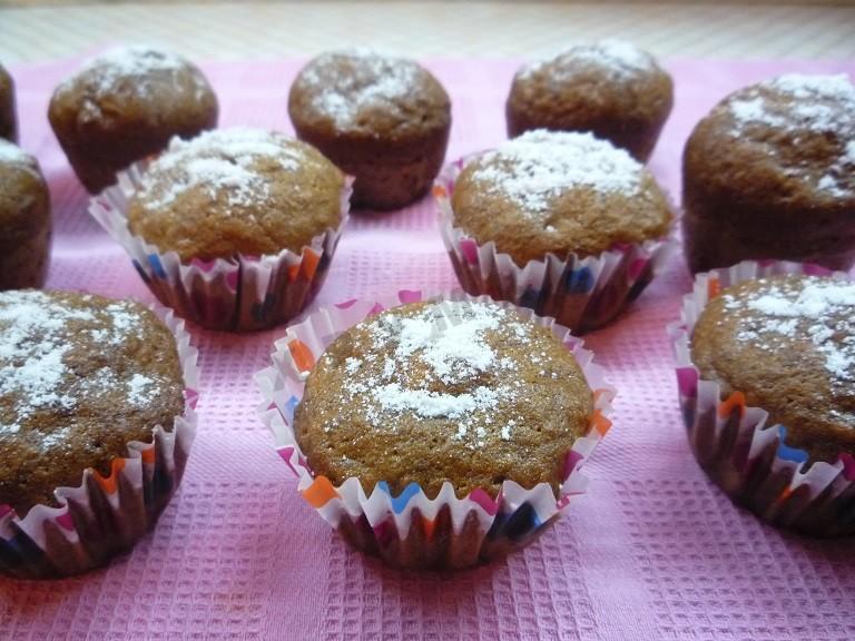 Шаг 6 приготовления Маффины на сливочном масле с бананами