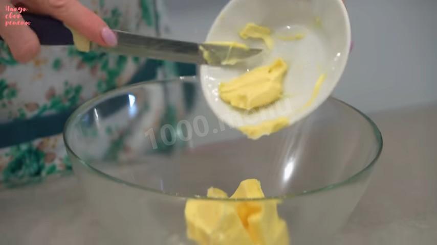 Шаг 8 приготовления Оригинальный и нежный пирог - манник Зебра